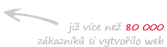 již více než 20 000 zákazníků si vytvořilo web